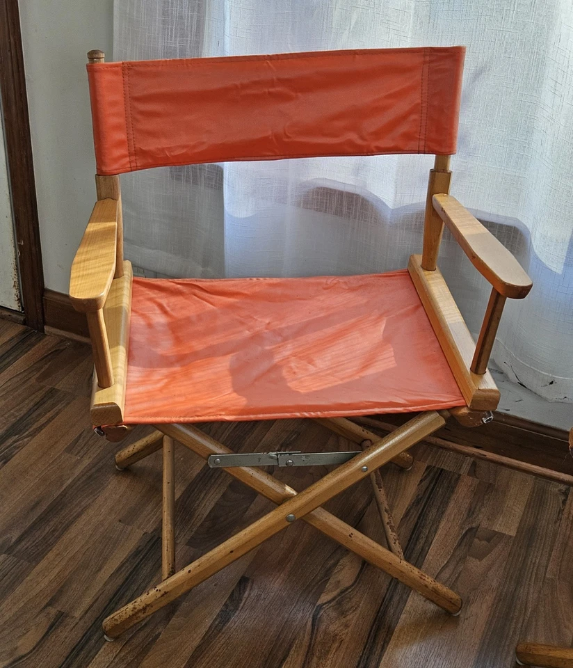 Sillas plegables vintage medalla de oro años 60 mediados de siglo directores modernos comandantes Foto 2 de 4