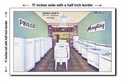 Texas 1940s - Hamilton's, 388 W. Jefferson, W. E. - 4691 - 11x17 Poster