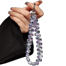 TENOC Beaded Phone Wrist Strap, Cellphone Lanyard Chain, Sparkling Wristlet