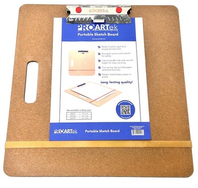 Drafting PK00026 Model SB1516 SB Series 15'' x 16'' Artist Sketch Board, Brown;...