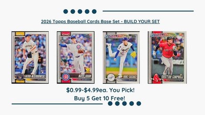 2026 Topps Series 1 Base! You-Pick Singles Complete Your Set! #1-200    