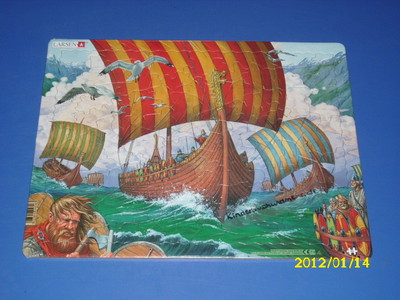 Larsen Puzzle - Wikinger - 64 Teile (FL6)
