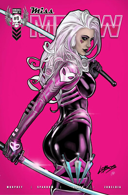 MISS MEOW #1 (LOBOS EXCLUSIVE VARIANT COVER A) COMIC BOOK ~ Merc Publishing