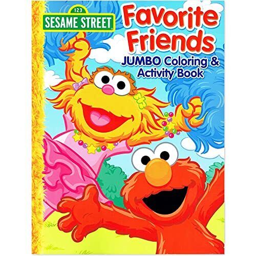 Sesame Street Coloring & Activity Book Favorite Friends Jumbo Coloring Activity - Picture 1 of 1