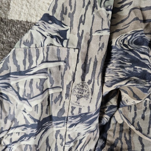VTG Columbia Mossy Oak Hunting Jacket Men XL Camo Omni Tech Waterproof - Picture 2 of 8