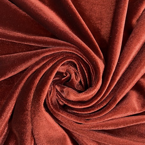 65 Colors Princess Polyester Spandex Stretch Velvet Fabric by the Yard - Picture 16 of 67