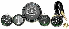 Speedometer 80mph Gauges Kit-Fit Willys MB Jeep Ford CJ  Temp Oil Pressure Fuel 