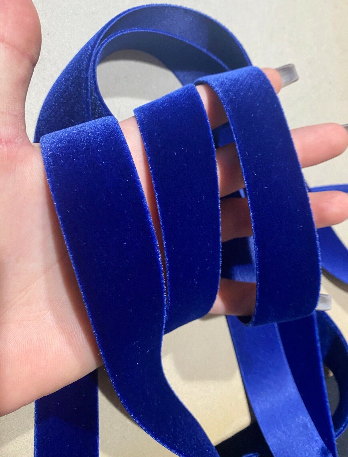 Single Face Rayon Velvet Ribbon 1/2 inch – Style Maker Fabrics