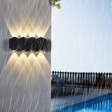 LED Wandleuchte Wand-Lampe Strahler  IP65 Innen Außen Modern Effekt Leuchte DE