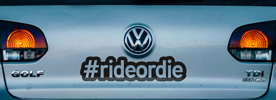 Vinyl Aufkleber Autoaufkleber Laptop - Ride or Die Meme lustig Meme Heckscheibe Sticker