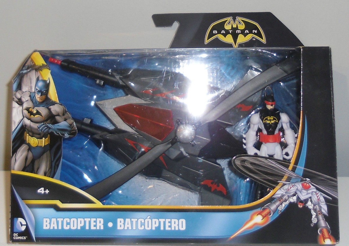Batman Batcopter DC Comics Rotating Heli -Blades Helicopter