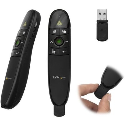 Star Tech.com Wireless Presentation Remote with Red Laser Pointer - 90 ft. - Pow