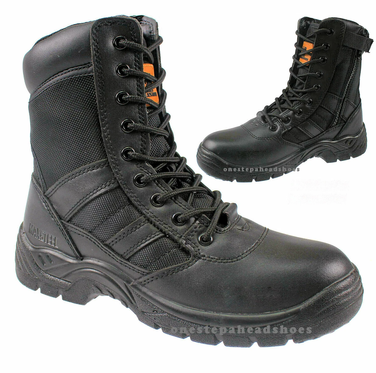 Size 9 steel toe cap best sale boots