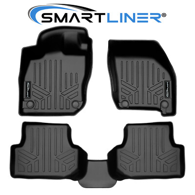 SMARTLINER Custom Fit 2 Row Floor Mat Liner Set for 2022-2024 Audi A3