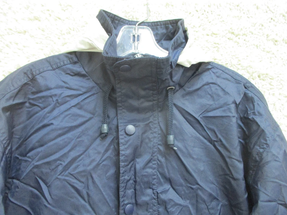 VINTAGE Nike Jacket Medium Adult Blue White Windbreaker Hoodie Half Zip Mens M - Image 2 of 4