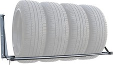 MAXXHAUL 70489 Adjustable Wall Mount Tire Rack, Space Saver