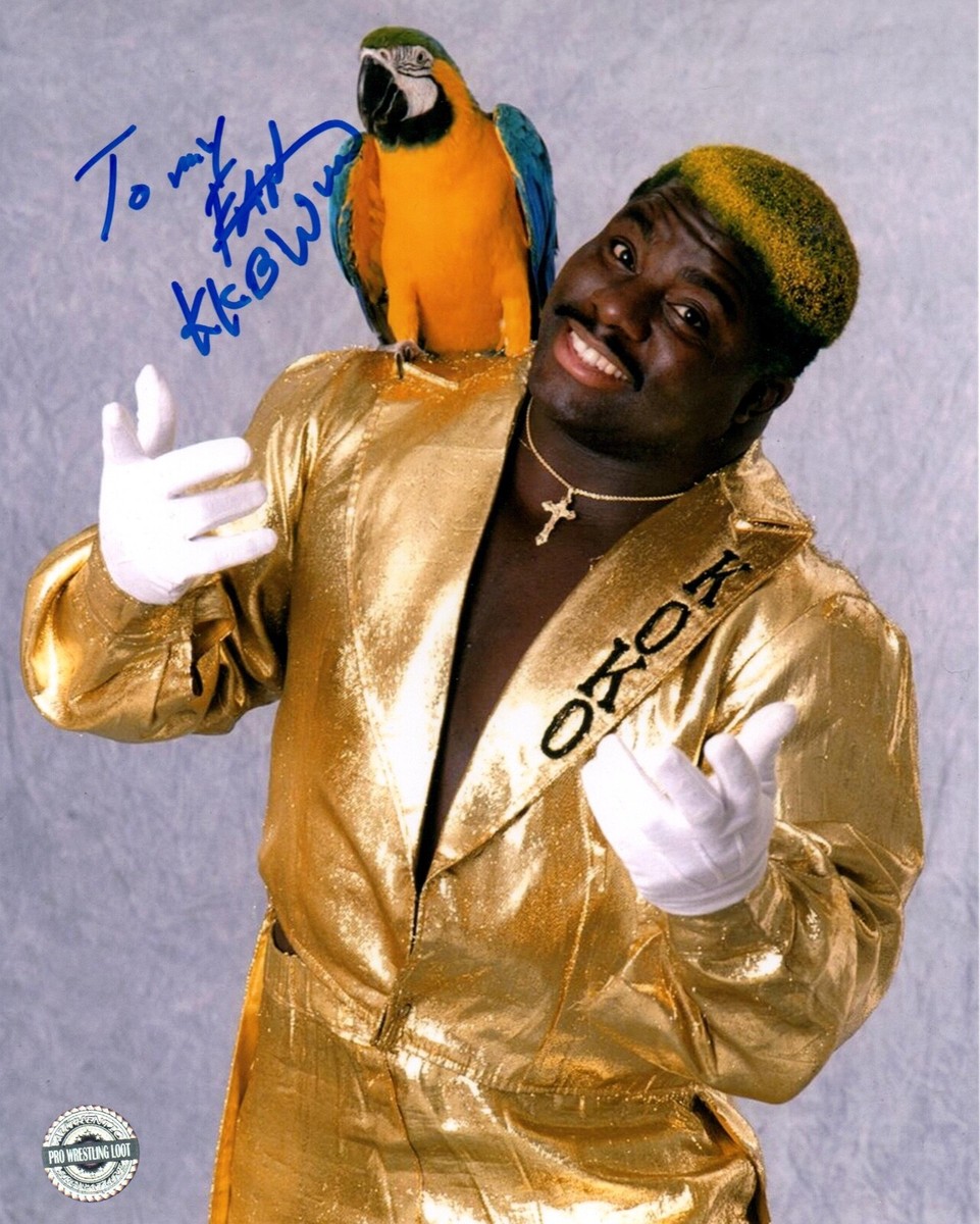 Koko B Ware Signed 8x10 WWF Wrestling Promo Photo Wrestler Legend