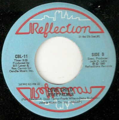 Jeree Palmer Baby How Long Vinyl Single 7inch Reflection Records