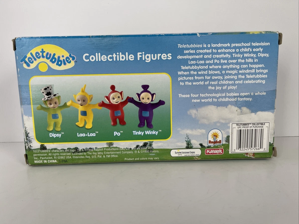 New 1998 playskool Teletubbies Collectible Figures 4 Pack Tinky