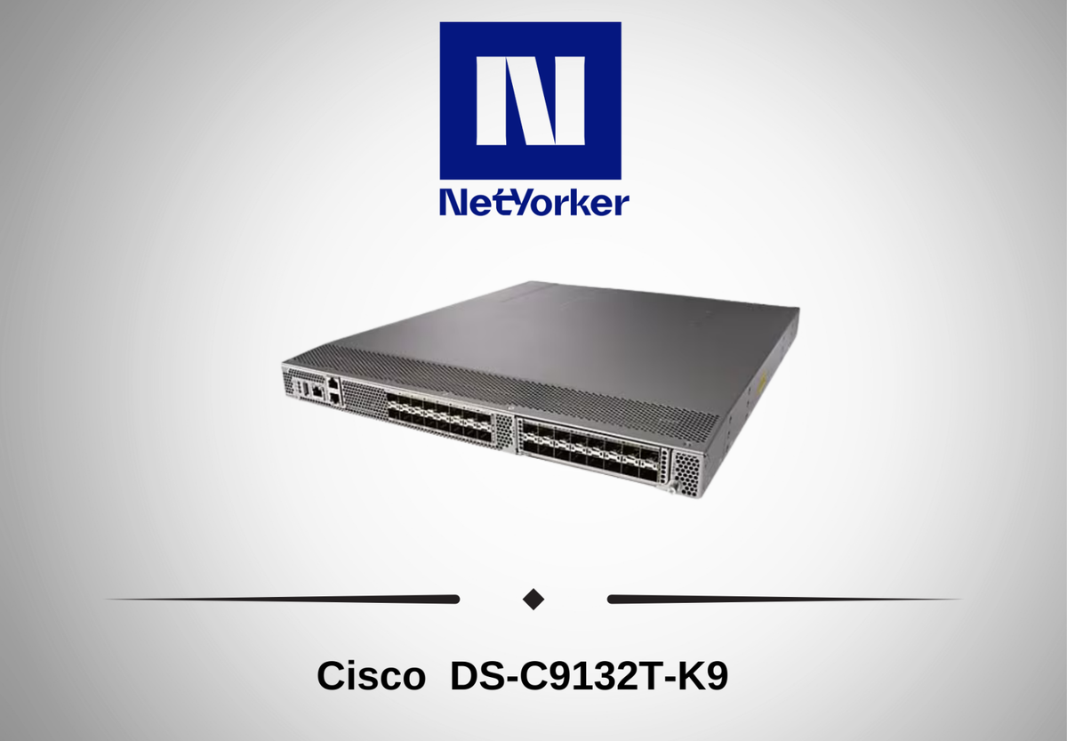 Cisco MDS 9132T DS-C9132T-K9 32GbE Fibre Channel Switch- Same Day