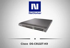 Cisco MDS 9132T DS-C9132T-K9 32GbE Fibre Channel Switch- Same Day Shipping