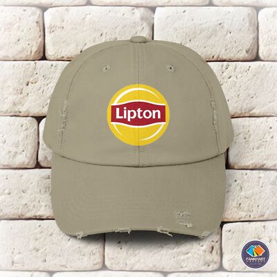 Lipton Logo Unisex Distressed Cap
