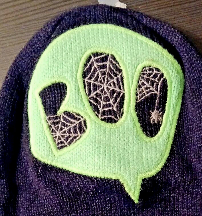 Gorro Gymboree bebê Halloween BOO bebês tamanho 6-12 meses - Imagem 2 de 4