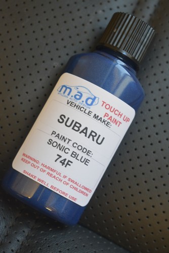 TOUCH UP CAR PAINT 30ML BOTTLE FOR SUBARU SONIC BLUE 74F - Picture 4 of 6