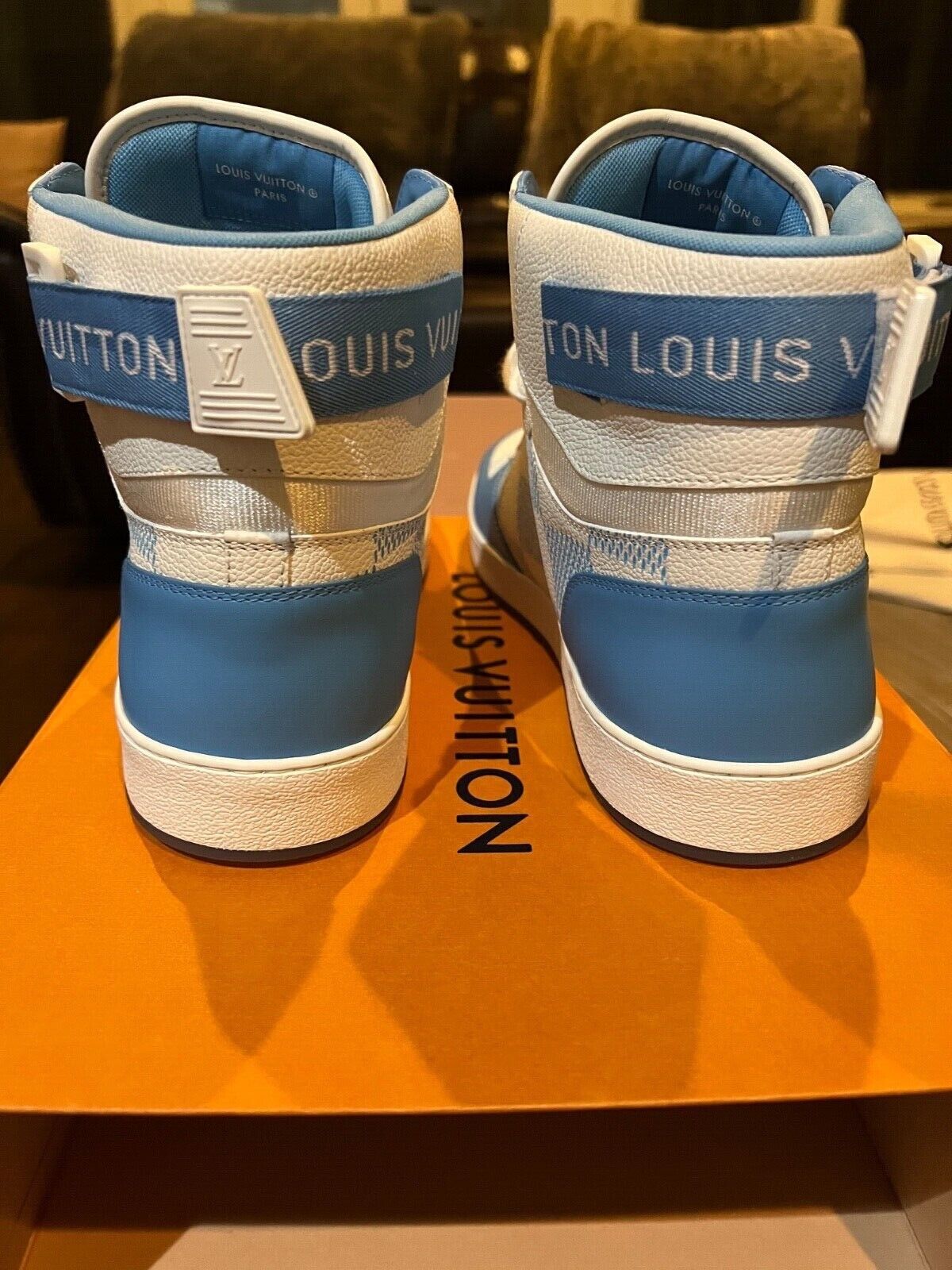 baby blue louis vuitton shoes