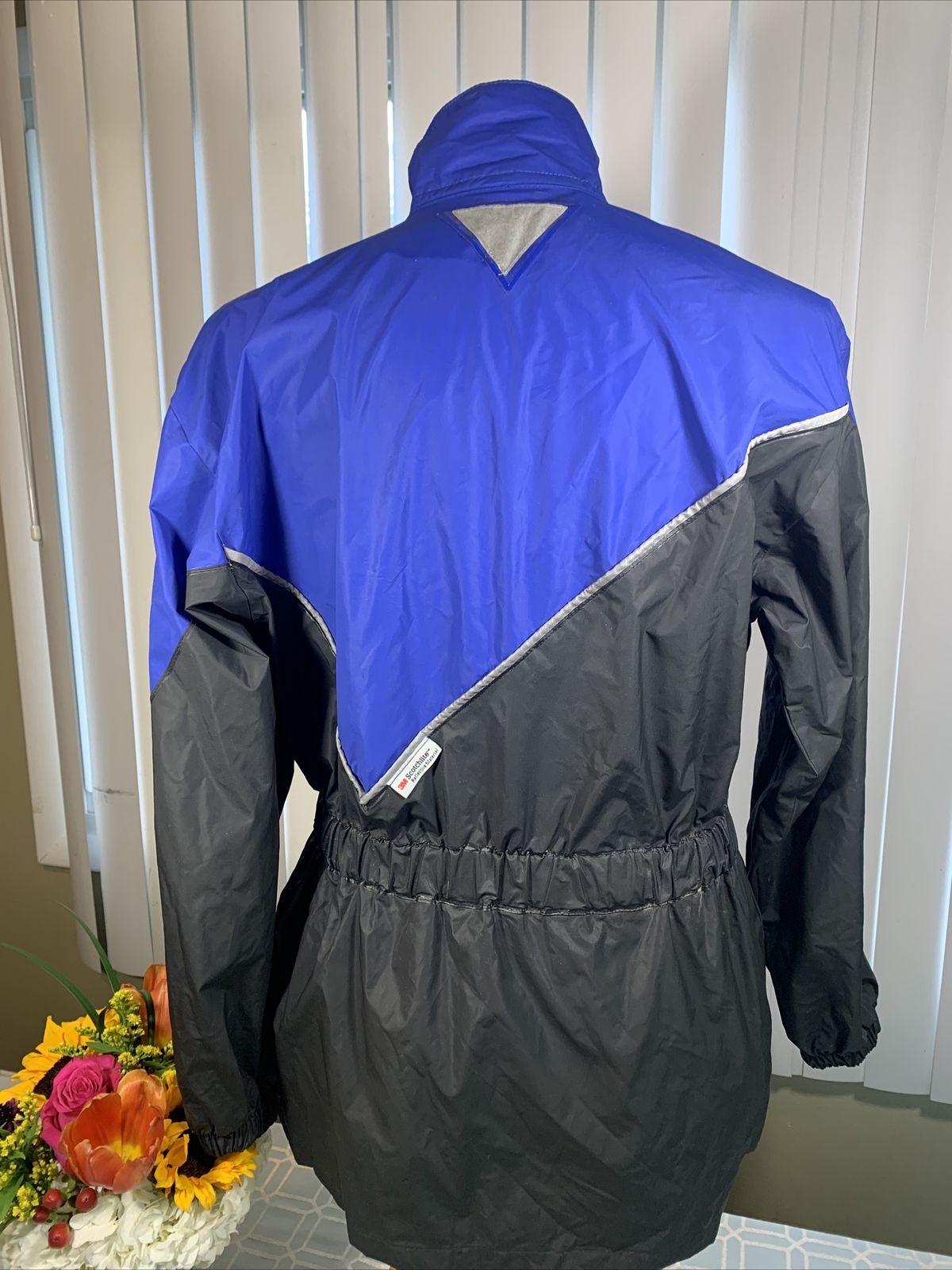 First Gear Motorcycle Rain Jacket 3M Scotchlite Reflective Material Unisex Small