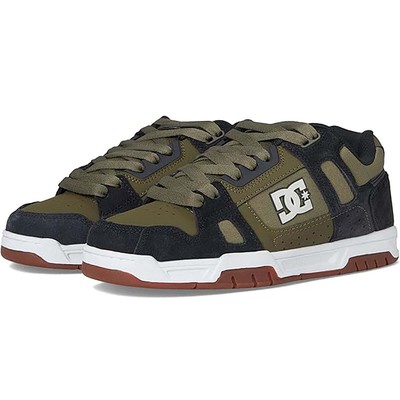 DC Shoes Men's Stag Olive Green Low Top Sneaker Shoes (ARO)