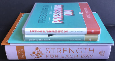 LOT OF 5 JOYCE MEYER Strength BOOK CD NEW W