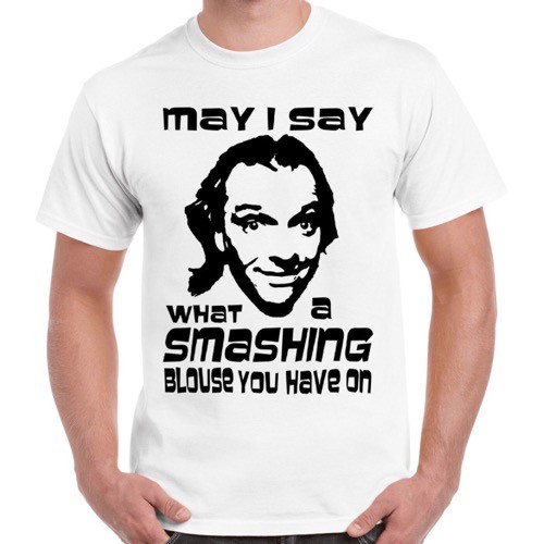 Smashing Blouse British Tv Series Cult Rik Mayall Retro Unisex T shirt