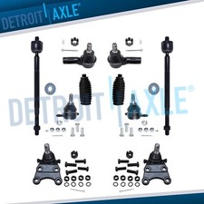 Front Upper Lower Ball Joint Tie Rod Kit for 98-2002 Honda Passport Isuzu Rodeo