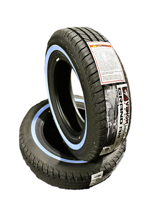155/80R13 79S Venom Power Grand AM 4 New Tires | White Sidewall
