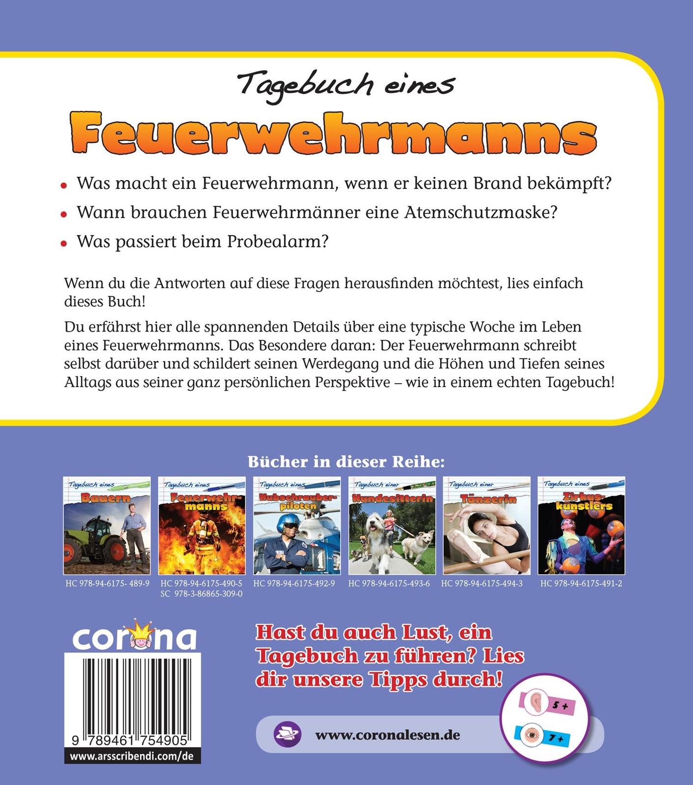 Thumbnail - Tagebuch Eines Feuerwehrmanns, Angela Royston