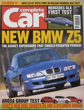 Complete Car June 1997 featuring Chrysler Viper GTS, Aston Martin, Ferrari, BMW