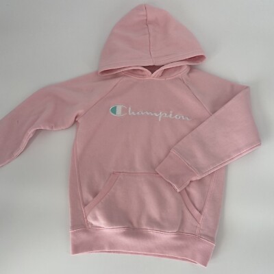 Champion Youth Girls Hoodie Sweatshirt Kids Heritage Fleece Light
