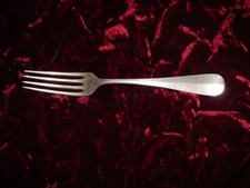 Late 1800's  Art Krupp Berndof hotel silver fork  Cafe Trinkl Munchen