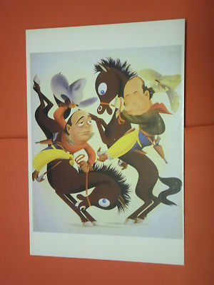 COLLECTIBLE POSTCARD THE SPECTACLE by hock No. 13 - editions the old