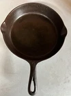 Vintage GRISWOLD #8 Cast Iron Skillet Large Block Logo Clean