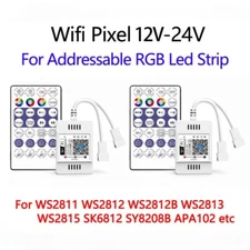 12V-24V WiFi LED RGB Controller For WS2811 Addressable LED RGB Strip Magic Home