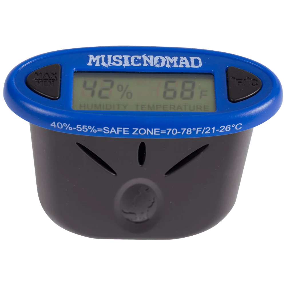 MusicNomad MN305 HumiReader - Hygromètre Numérique Température Et Humidité Pour Instruments De Musique