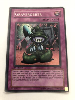 YuGiOh Graverobber PSV-008 Super Rare - 1st Edition | eBay