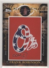 2010 Topps Jumbo Packs Manufactured Hat Logo Relic 37/99 Frank Robinson HOF km4