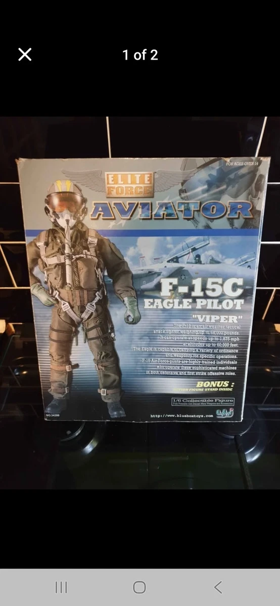 Figurine BBI Blue Box 1/6 – F-15C Eagle Point Viper – 34286