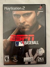 ESPN Major League Baseball (Sony PlayStation 2, 2004) COMPLETE CIB TESTED
