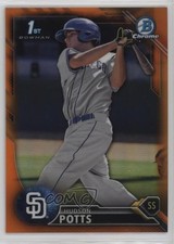 2016 Bowman Draft Chrome Picks Orange Refractor 6/25 Hudson Potts #BDC-52 1n1p