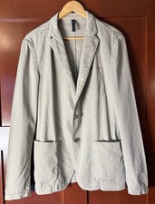 Strellson Men's Beige Cotton Casual Unstructured Blazer Size Large