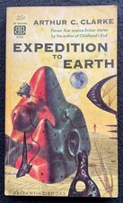ARTHUR C CLARKE - EXPEDITION TO EARTH, 1961, Ballantine Books, Paperback, USA